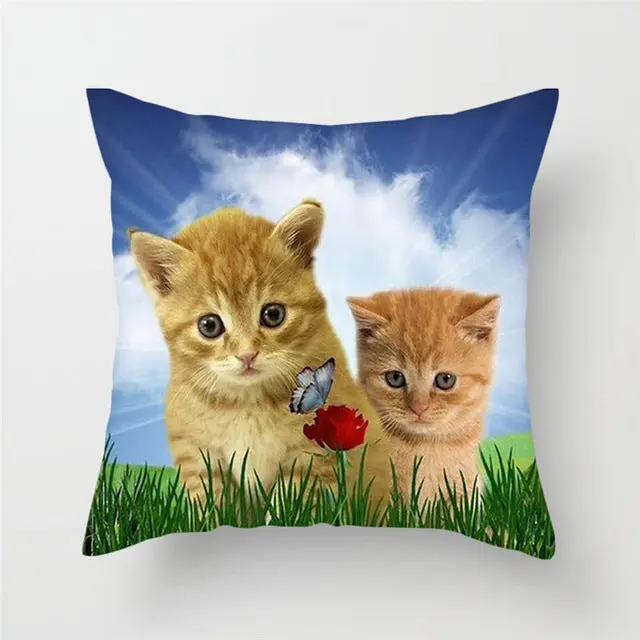 Housse de Coussin Décorative FELINO