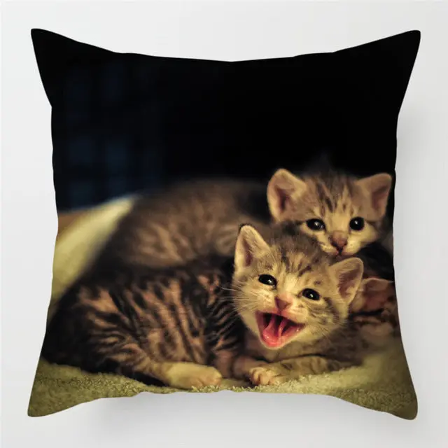 Housse de Coussin Décorative FELINO