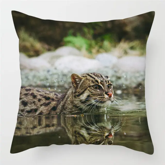 Housse de Coussin Décorative FELINO