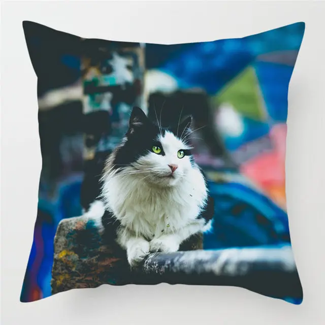 Housse de Coussin Décorative FELINO