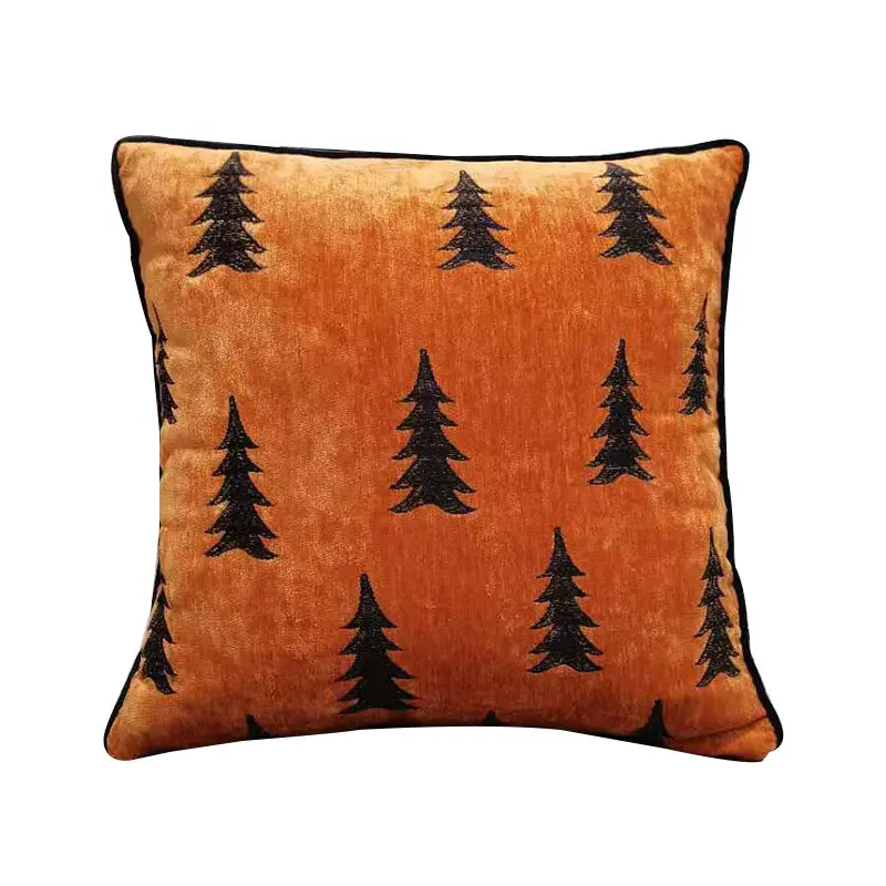 Housse de Coussin Luxe Brodé PINE