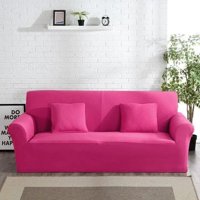 Housse de Canapé Rose