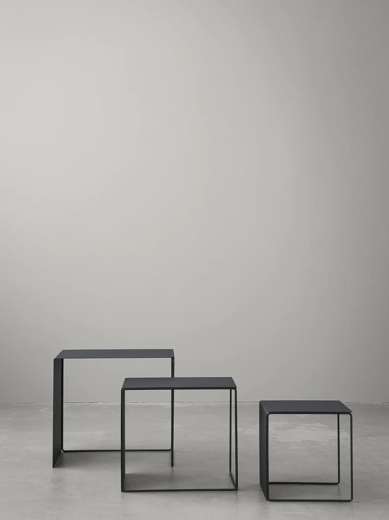 Cluster Tables - Set of 3 - Black