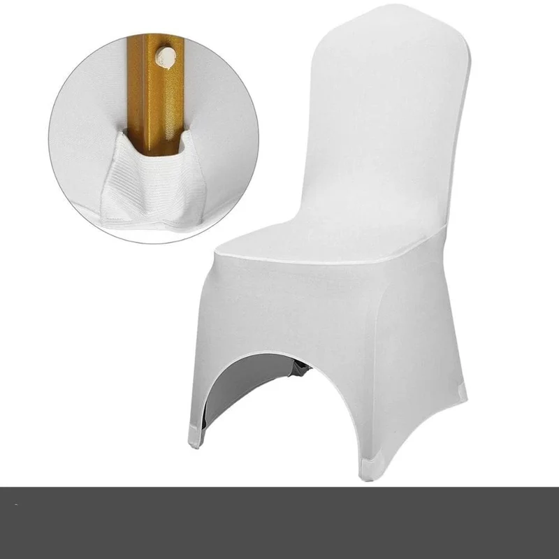 Housse de Chaise Mariage Lycra Blanc