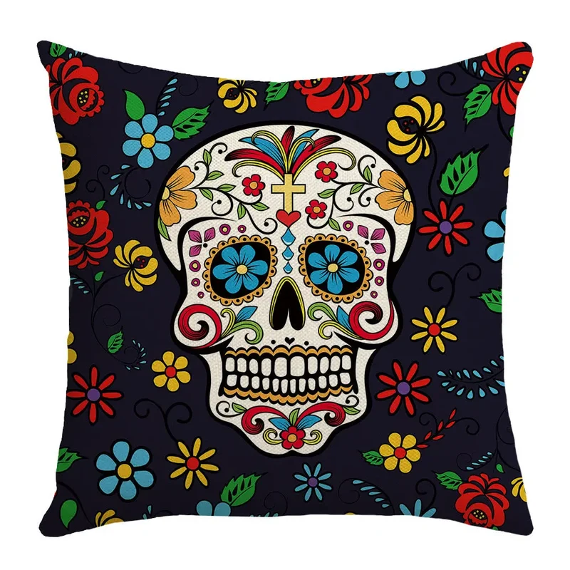 Housse de Coussin Halloween Gothique PIRANTA