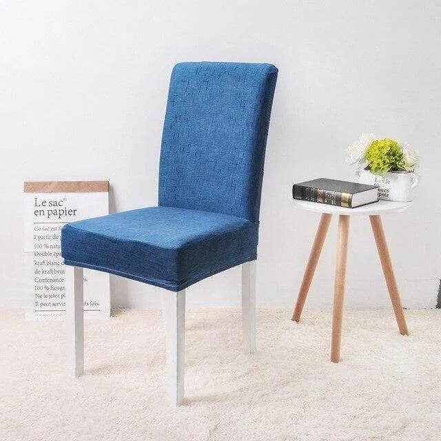 Housse de Chaise Bleu