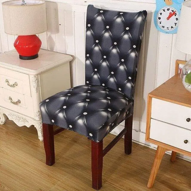 Housse de Chaise Effet Matelassé