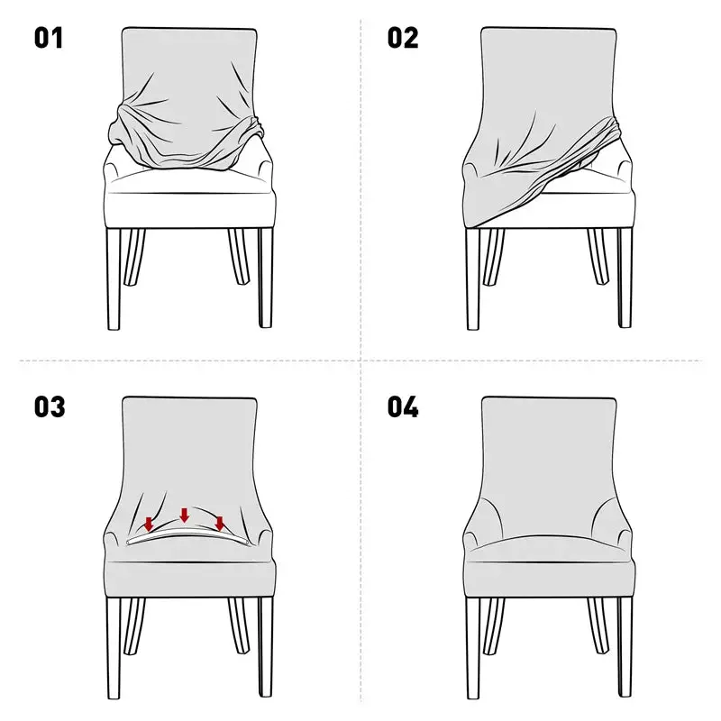 Housse fauteuil scandinave TAAGNEE