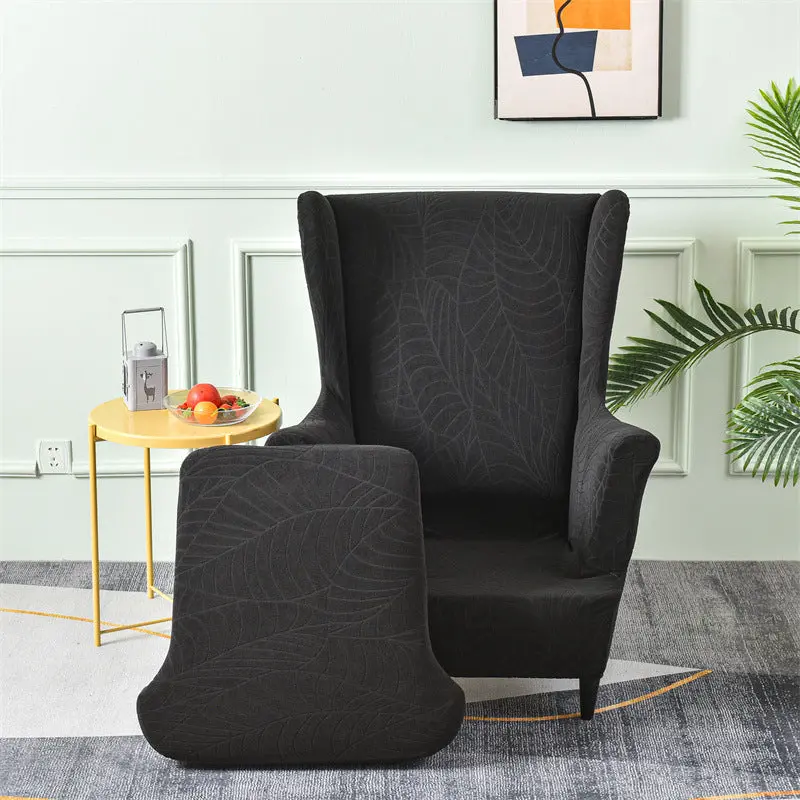 Housse Fauteuil à Oreilles Jacquard LUMENA