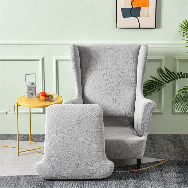 Housse Fauteuil à Oreilles Jacquard LUMENA