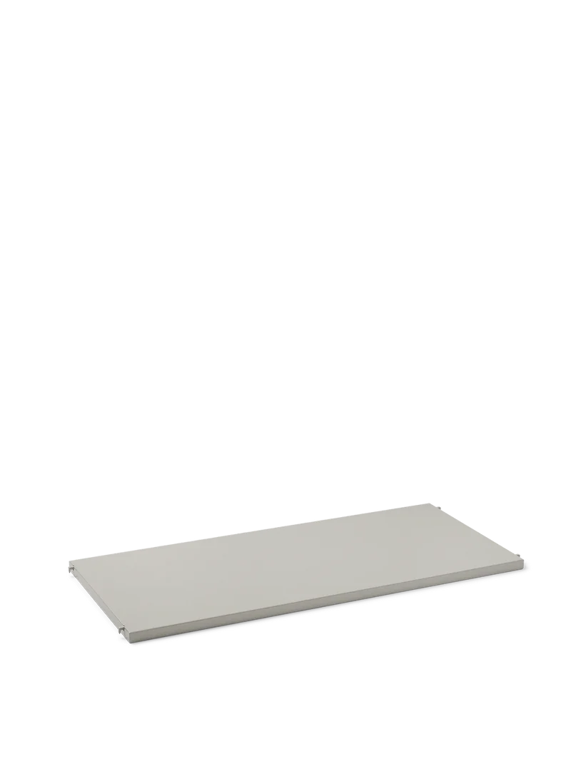 Punctual - Solid Metal Shelf - Light Grey
