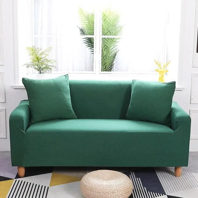 Housse de Canapé Vert