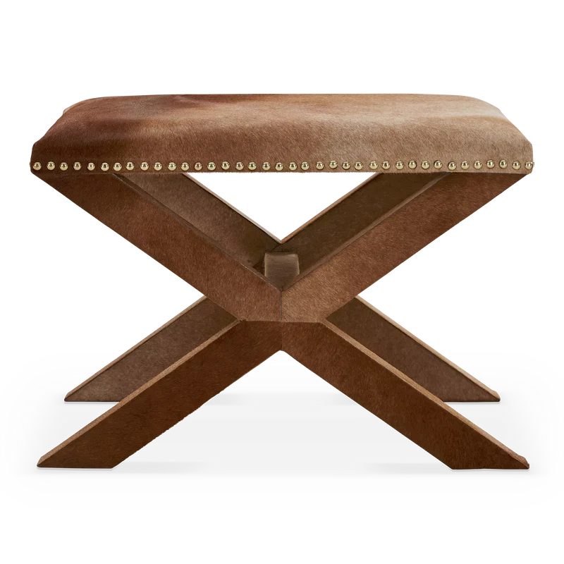 Theodora - Cowhide Stool