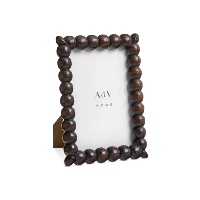Bubble Mango - dark wood photo frame