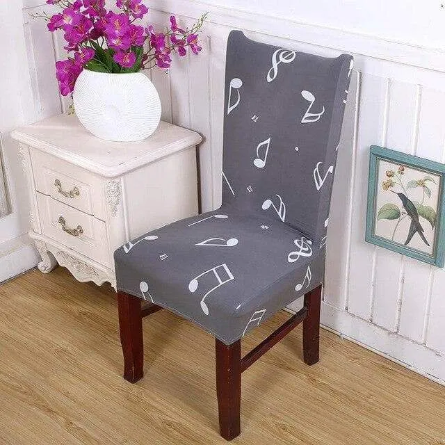 Housse de Chaise Notes Musique