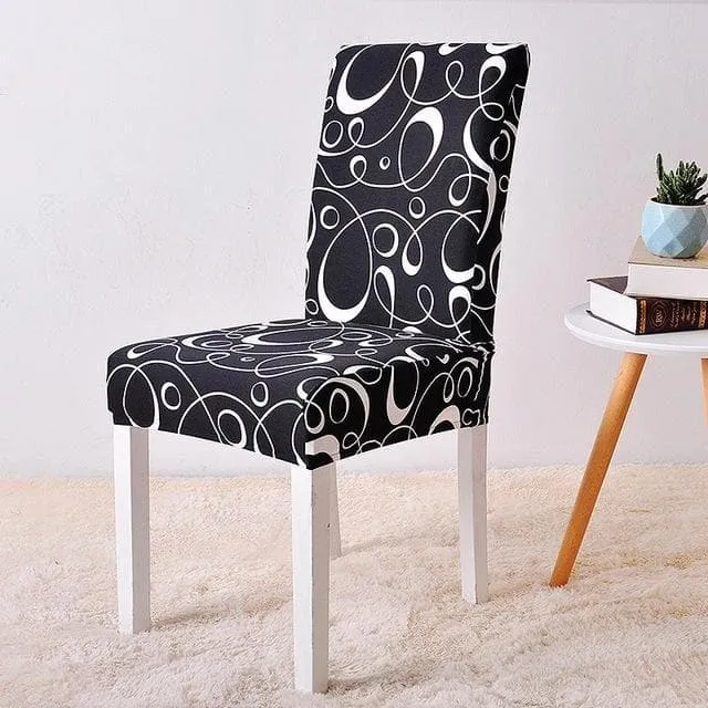 Housse de Chaise Tissu Noir