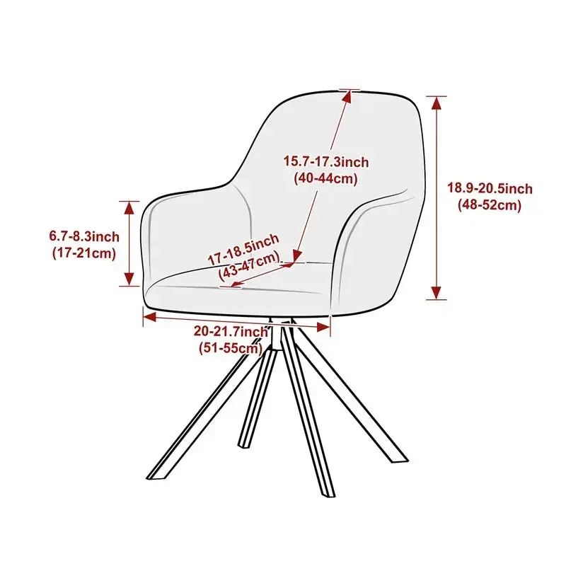 Housse fauteuil scandinave YANN