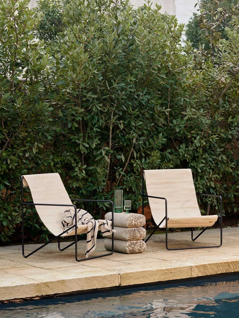 Desert Lounge Chair - Black - Cloud