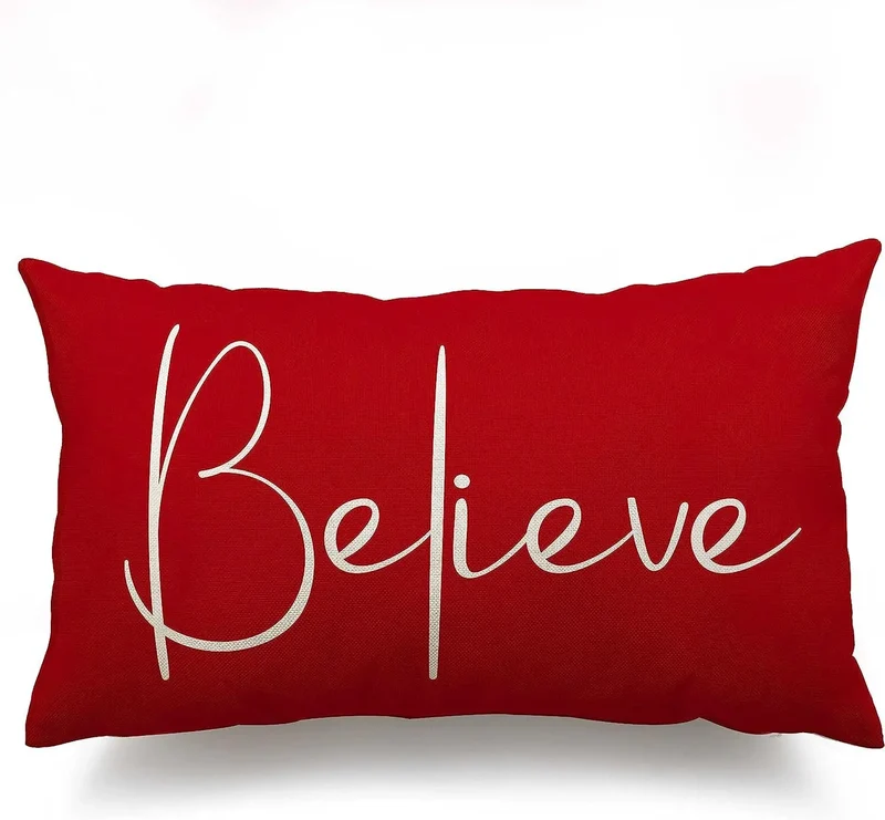 Housse de Coussin Lin Noël VERTI