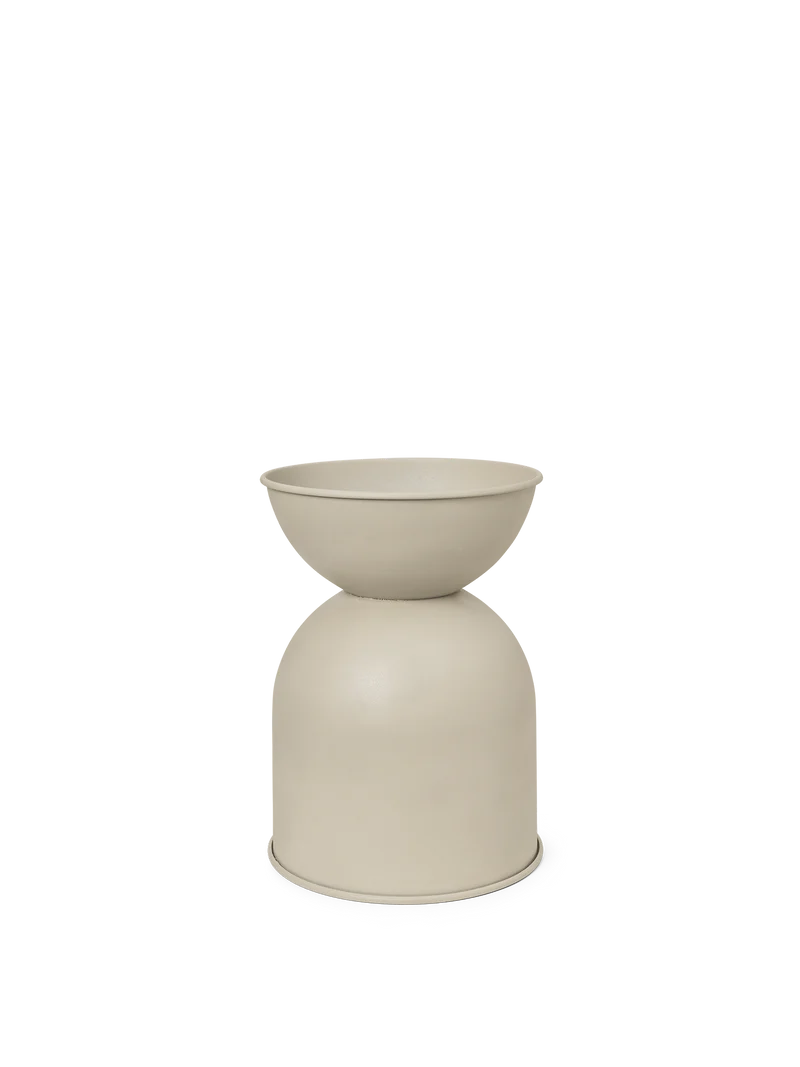 Hourglass Pot - Small - Cashmere