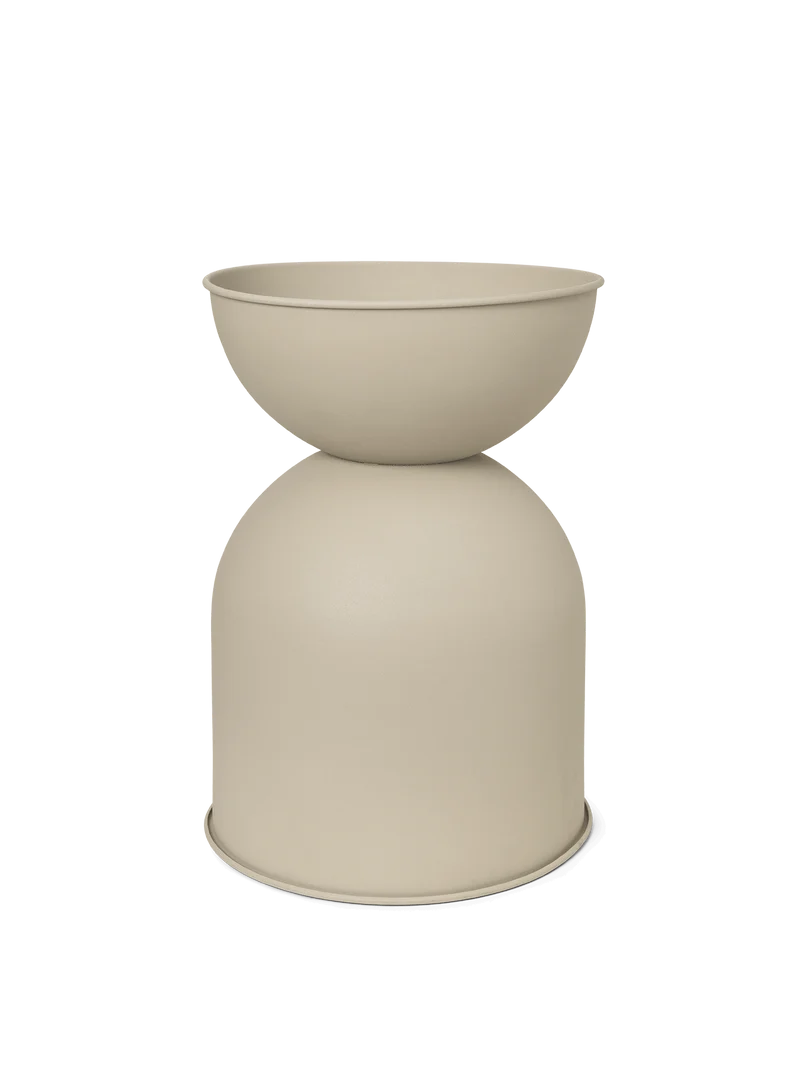 Hourglass Pot - Medium - Cashmere