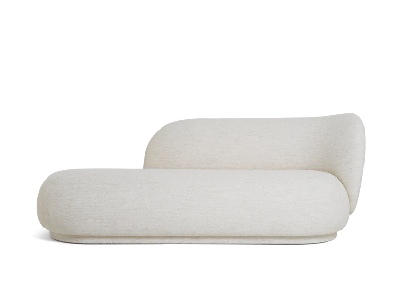 Rico Divan Right - Bouclé - Off-white