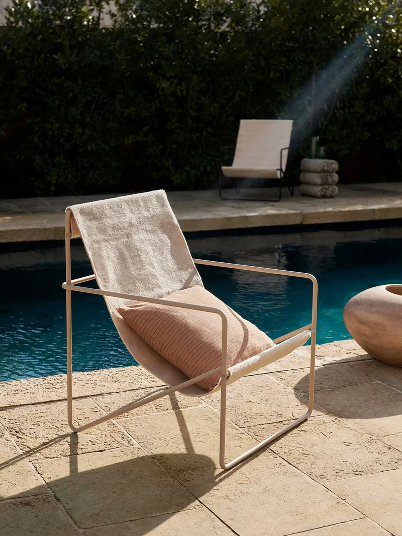 Desert Lounge Chair - Cashmere - Cloud