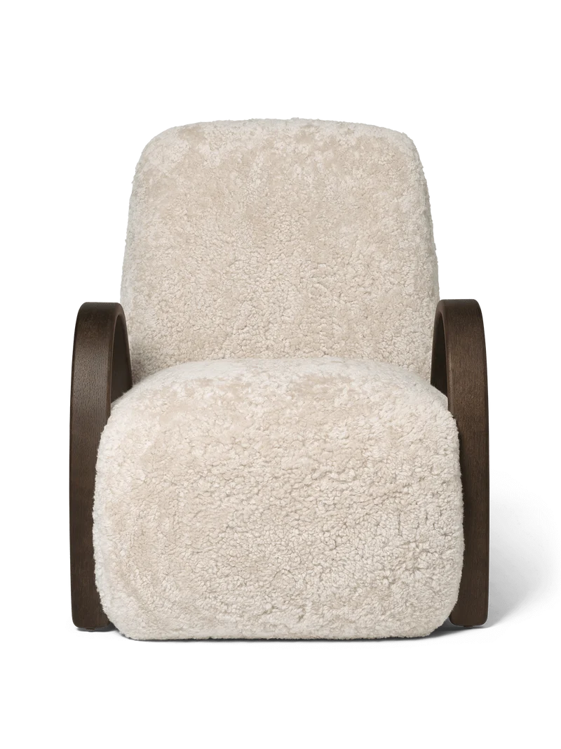 Buur Lounge Chair - Sheepskin - Moonlight