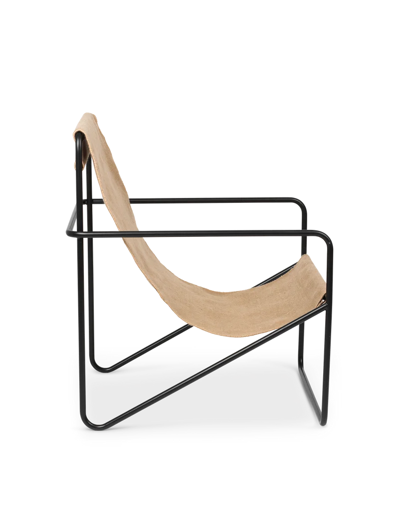 Desert Lounge Chair - Black - Sand