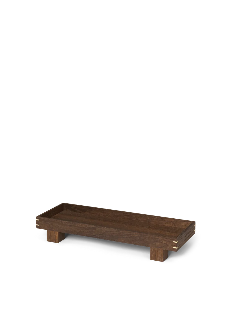 Bon Wooden Tray - X Small - Smoked Oak