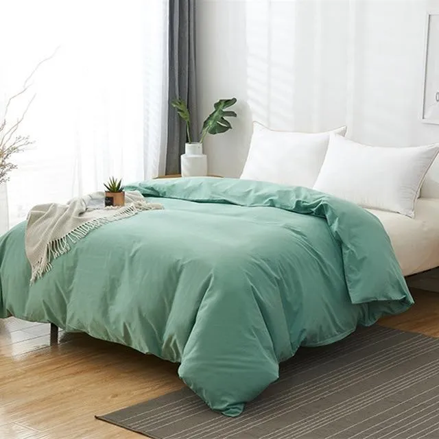 Housse de Couette 200x200 Verte