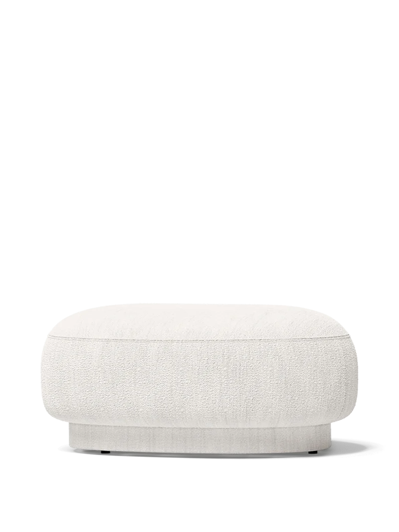 Rico Lounger Pouf - Bouclé - Off-white