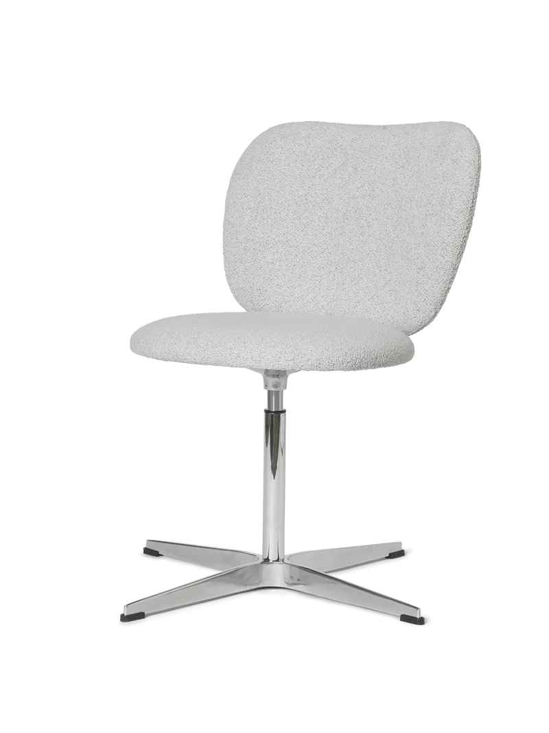 Rico Chair - Swivel - Soft Bouclé - Off-White/Sand
