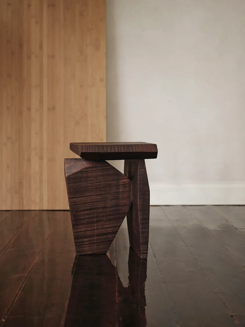 Silva Piece - Dark Stained Mango Wood
