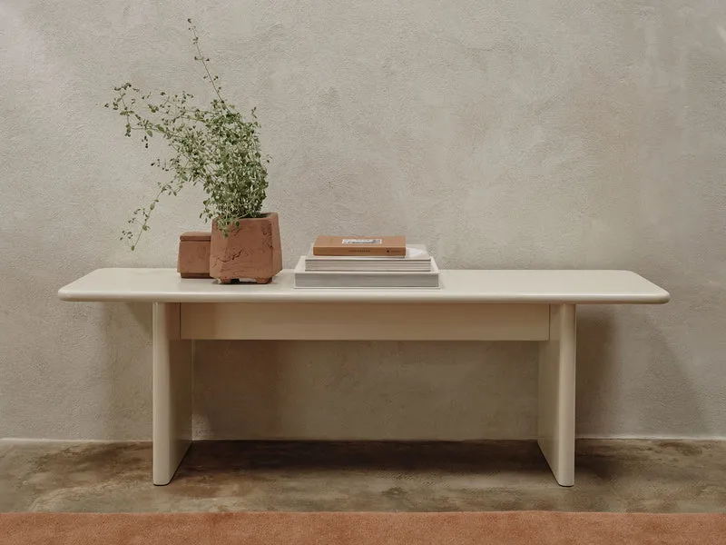 Rink Bench - Small - Eggshell