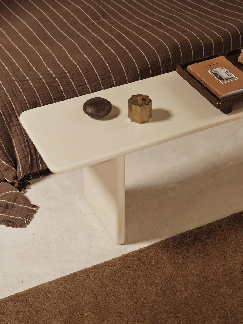 Rink Bench - Small - Eggshell
