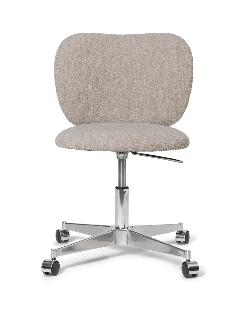 Rico Chair - Castors - Soft Bouclé - Natural