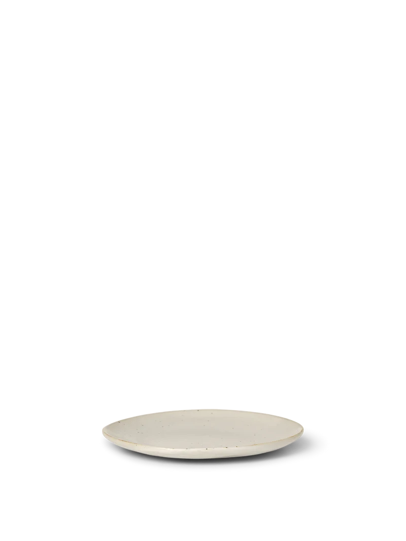 Flow Plate - Small - Off-White Speckle