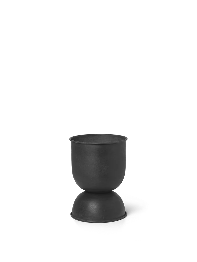 Hourglass Pot - Extra Small - Black