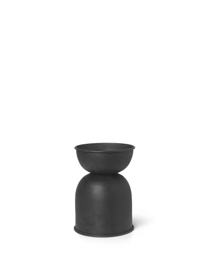 Hourglass Pot - Extra Small - Black