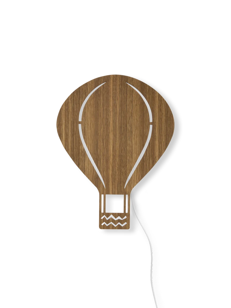 Air Balloon Lamp - Smoked Oak