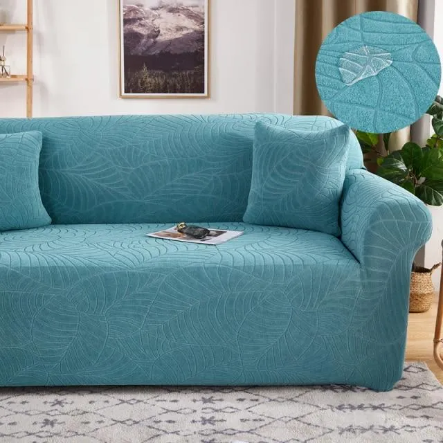 Housse de Canapé à Motifs Floraux Jacquard