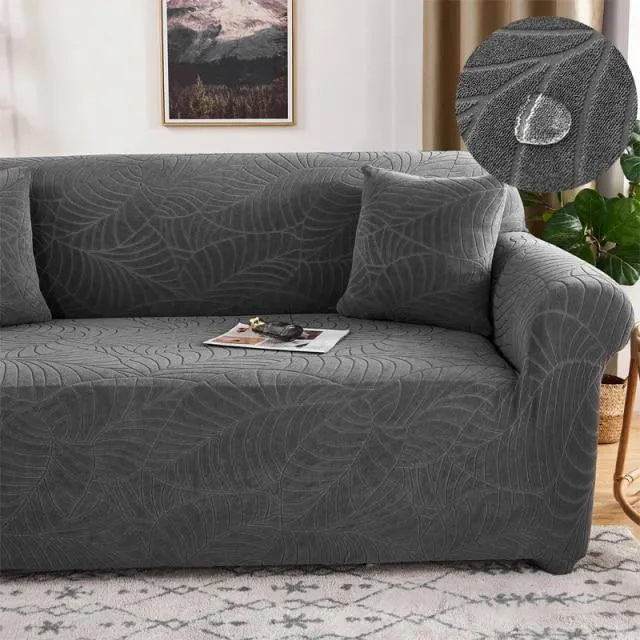 Housse de Canapé à Motifs Floraux Jacquard
