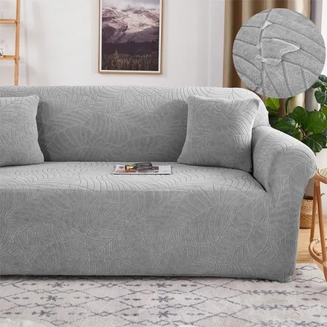 Housse de Canapé à Motifs Floraux Jacquard