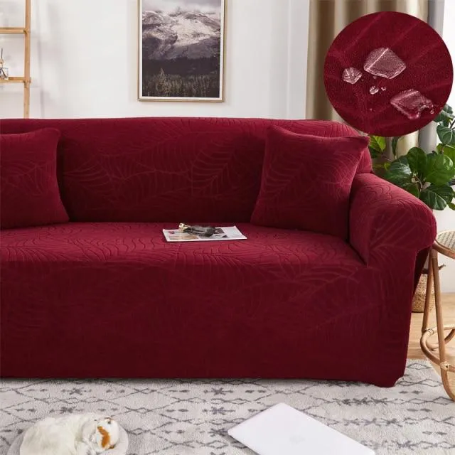Housse de Canapé à Motifs Floraux Jacquard