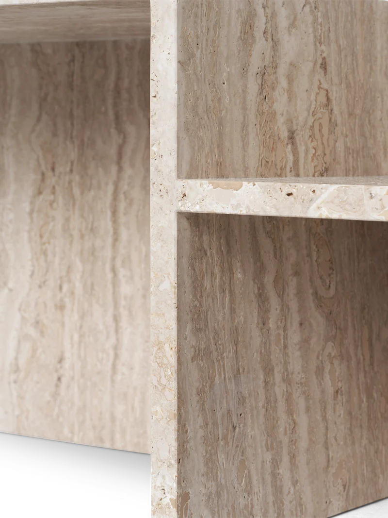 Distinct Coffee Table - Travertine