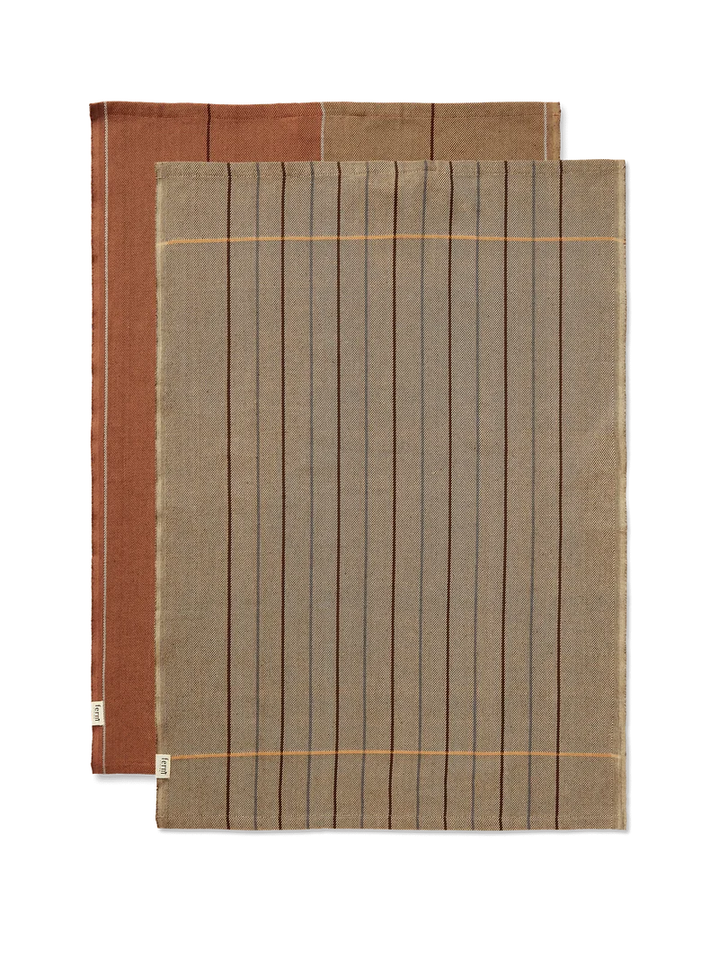 Ito Tea Towel - Set of 2 - Hazel/Oat