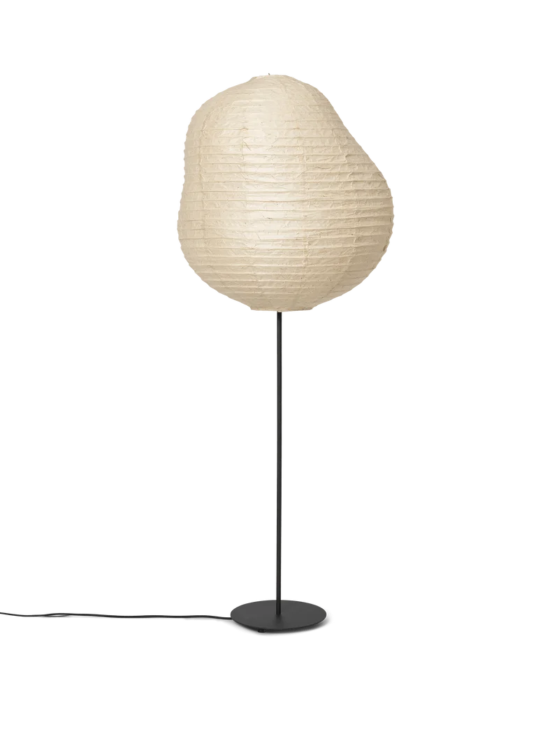 Kurbis Floor Lamp - Tall - Black/Natural