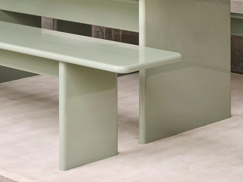 Rink Bench - Small - Tea Green