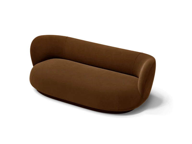 Rico Lounger Sofa - Rich Velvet - Soft Brown